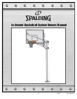 SPALDING M887017 Owner'S Manual preview