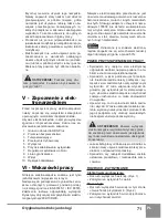 Preview for 73 page of Sparky Group BP 330E Original Instructions Manual