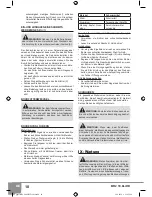 Preview for 20 page of Sparky Group BR2 10.8Li HD Original Instructions Manual