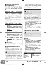 Preview for 76 page of Sparky Group BR2 12Li-C HD Original Instructions Manual