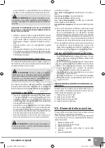 Preview for 41 page of Sparky Group BR2 15Li HD Original Instructions Manual