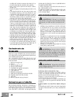 Preview for 48 page of Sparky Group BUR 131E Original Instructions Manual