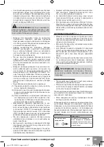 Preview for 89 page of Sparky Group HD PROFESSIONAL GUR 12Li-C HD Original Instructions Manual