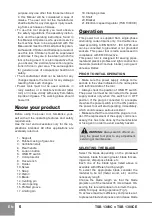 Preview for 8 page of Sparky Group HD PROFESSIONAL TSB 1300C Original Instructions Manual