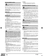 Preview for 80 page of Sparky Group P 382 Original Instructions Manual