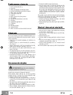 Preview for 16 page of Sparky Group SP 60 Operating Instructions Manual