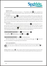 Preview for 26 page of SpaVida C654 S Instructions For Installation & Operation