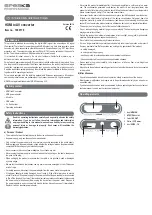 Preview for 3 page of Speaka Professional 1000179 Operating Instructions Manual