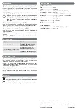 Preview for 8 page of Speaka Professional 1000179 Operating Instructions Manual