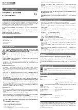 Preview for 3 page of Speaka Professional 1089872 Operating Instructions