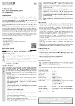 Preview for 3 page of Speaka Professional 1489578 Operating Instructions