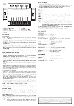 Preview for 2 page of Speaka Professional HSW460-31 Operating Instructions Manual