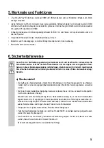 Preview for 5 page of Speaka Professional SP-9370956 Operating Instructions Manual