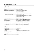 Preview for 16 page of Speaka Professional SP-9370956 Operating Instructions Manual