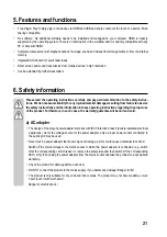 Preview for 21 page of Speaka Professional SP-9370956 Operating Instructions Manual