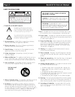 Preview for 2 page of SpeakerCraft BassX-W10 Owner'S Manual