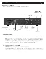 Preview for 7 page of SpeakerCraft BassX-W10 Owner'S Manual