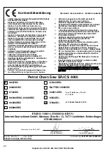 Preview for 22 page of Spear & Jackson SPJCS 4040 Operating Instruction