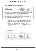 Preview for 17 page of Spearhead MULTICUT 460 Handbook