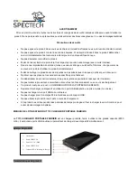 Preview for 4 page of Spector&Co T113 FABRIZIO User Manual