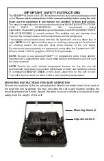 Preview for 3 page of Spectro-UV EDG-13T Operator'S Manual