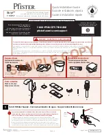 Preview for 1 page of Spectrum Brands Pfister Skye F-042-SY Quick Installation Manual