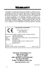 Preview for 8 page of Spectrum Technologies WatchDog 2000 Series Product Manual