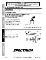 Preview for 12 page of Spectrum 64823 Owner'S Manual & Safety Instructions