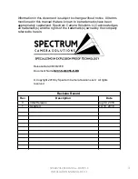 Preview for 3 page of Spectrum D201-S-Q6055-E-BD Installation Manuals