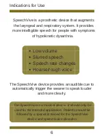 Preview for 7 page of SpeechVive SV1001R User Manual