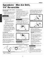 Preview for 2 page of Speedaire 10D234 Operating Instructions & Parts Manual