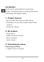 Preview for 8 page of SpeedLink Ergo Mouse SL-6162 User Manual