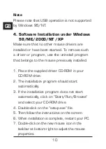 Preview for 10 page of SpeedLink Ergo Mouse SL-6162 User Manual