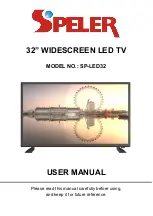 Speler SP-LED32 User Manual preview