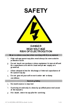 Preview for 2 page of Spellman MXR20PN24 Installation And User Manual