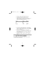 Preview for 10 page of Sperry instruments DM-4400A Operating Instructions Manual