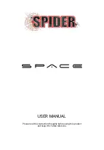 Preview for 3 page of SPIDER SPACE A10 User Manual