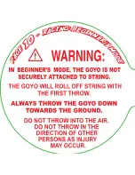 Preview for 10 page of Spin Master Goyo Racer Instruction Book