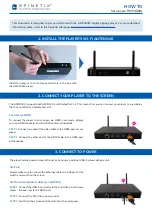 SpinetiX HMP400W Setup Manual preview