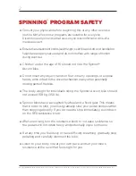 Preview for 4 page of Spinning Spinner Ascent Owner'S Manual