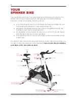 Preview for 6 page of Spinning Spinner Ascent Owner'S Manual