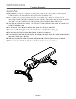 Preview for 6 page of Spirit LS 514N Assembly Instructions & Owner'S Manual