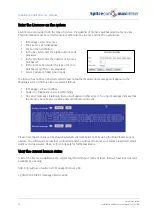 Preview for 44 page of Splicecom Maximiser Installation And Reference Manual