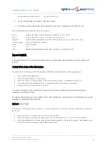 Preview for 259 page of Splicecom Maximiser Installation And Reference Manual