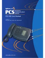 Splicecom PCS 100 User Manual preview