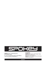 Preview for 32 page of Spokey 83553 Manual