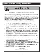 Preview for 3 page of Sport Boats Dolphin 8.8' Air Floor Owner'S Operating Manual & Safety Information