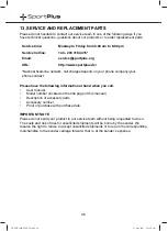 Preview for 46 page of Sportplus SP-MR-0081 Instructions For Use Manual