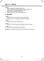 Preview for 56 page of Sportplus SP-MR-0081 Instructions For Use Manual