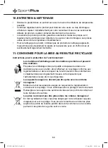 Preview for 60 page of Sportplus SP-MR-0081 Instructions For Use Manual